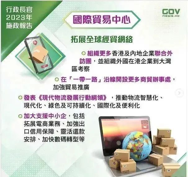 香港2023年施政報告原文