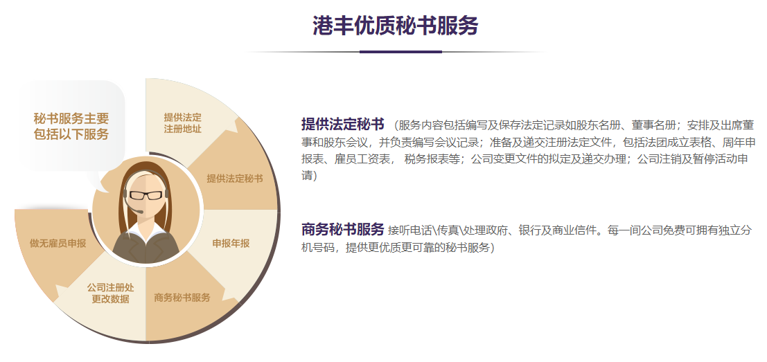 香港公司后期維護(hù)事項及秘書服務(wù)